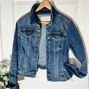 Pilcro and the Letterpress Classic Blue Jean Jacket